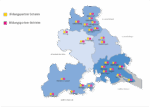 Landkarte: Bildungspartnerschaften im Bezirk der Handwerkskammer Konstanz